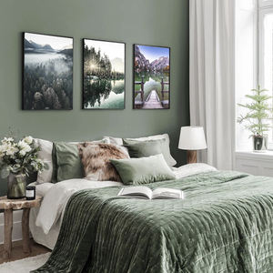 <span class=keywords><strong>Montagne</strong></span> <span class=keywords><strong>Lac</strong></span> Mur Art Poster Nordique Photographie Impression Automne Nature Paysage Peinture <span class=keywords><strong>Image</strong></span> Moderne Décoration Maison - Product Image 2