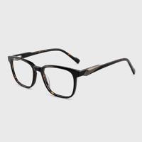 Bingkai Optik Full Frame Asetat Model 0883 52-19-150 dengan Aksen Tangkai Berbentuk T dari Logam