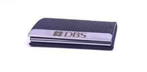 Porte-cartes de visite noir avec plaque métallique, étui de luxe pour cartes de visite, idéal pour les cadeaux d'entreprise - Product Image 5