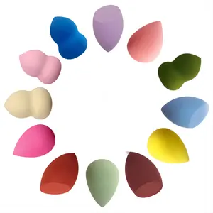 Nuovo stile Multi-colore spugnetta acqua bagnata e secca spugna per il trucco colorato dell'uovo di bellezza