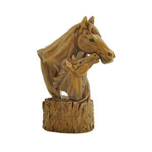 Statue de tête de cheval en résine, sculpture animale rustique vintage <span class=keywords><strong>pour</strong></span> la décoration de la maison, bureau, étagère, <span class=keywords><strong>cadeau</strong></span> idéal <span class=keywords><strong>pour</strong></span> l'inauguration d'une maison - Product Image 3
