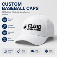 Casquette de baseball promotionnelle personnalisée avec logo brodé, six panneaux, en sergé de coton structuré, visière incurvée, réglable, OEM, vente en gros