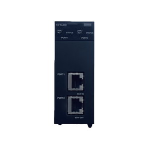 Unidad Ethernet KV-XLE02 de 2 Puertos para Controlador Programable, Utilizada para Transferencia y Carga en Líneas de Producción - Product Image 1