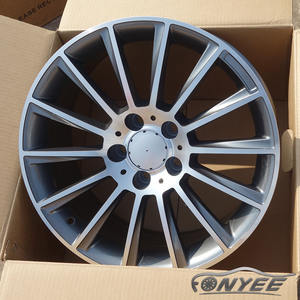 Cerchi in Lega di Alluminio Modificati per Auto da 17, 18, 19 Pollici, Finitura Nera, Design a Quattordici Colonne per Mercedes Classe E - Product Image 3