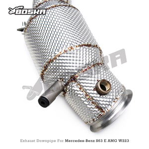 Downpipe con Catalizador BSK para Mercedes-Benz S63 E AMG W223 4.0T 2020-2025, Sistema de Escape Boska 100/200/300 Celdas con Catalizador - Product Image 2