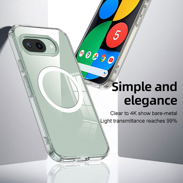 For Laudtec Ultrathin Frosted Clear Case for Google Pixel 9A SJK976 Skin Friendly Slim Lightweight Shell Simple Business Style