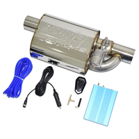 Silencieux d'échappement DEX Valvetronic universel avec valve, en acier inoxydable, kit de commande d'échappement à valve sous vide