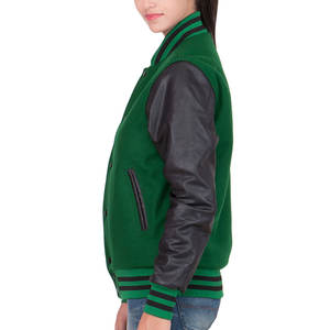 Vente en gros OEM Logo personnalisé Varsity Letterman Jacket Logo personnalisé Broderie épaule Baseball College Plain Varsity Jackets - Product Image 6