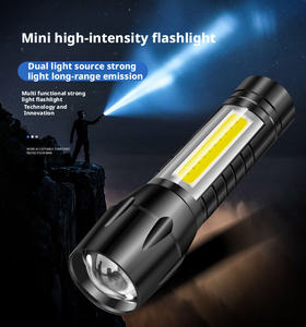 Linterna LED Recargable Portátil al por Mayor con Clip para Bolígrafo, Zoom, Impermeable, Luz Lateral, para Camping y Emergencias al Aire Libre - Product Image 3