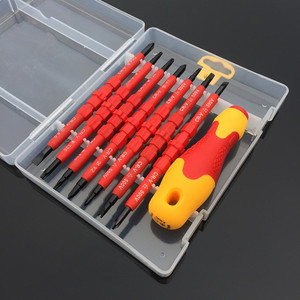 Precision <b>Screwdriver</b> Set 115Pcs Cross Phillips Bit 200Mm Industrial Grade Anti-Slip Handle Plastic Handle - Product Image 1