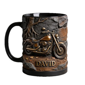 Mug de moto vintage classique, <span class=keywords><strong>tasse</strong></span> à café rétro pour motards, cadeau en céramique pour homme, <span class=keywords><strong>papa</strong></span>, lui, anniversaire, Noël, décoration de la maison - Product Image 5
