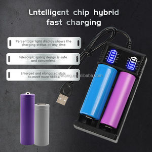 4 슬롯 리튬 충전기, 입력 5V 1-3A, 출력 DC4.2V 1000mA, 21700/26700/16650/18350/18500/18650/26650 작동 - Product Image 6