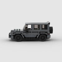 BEBRICKS construction Moc série blocs de construction G63 vitesse voiture de course modèle jouet 1:50 échelle pour jeux garçons cadeau anniversaire