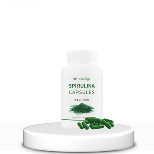 Cápsulas de espirulina OEM, suplementos sanitarios - Product Image 1