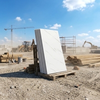 Panneaux sandwich en PU, bardage métallique sculpté, panneaux extérieurs pour la construction de bâtiments, villas, chambres froides, résistants au feu et à l'eau