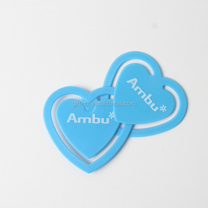 Fermagli per Carta a Forma di Cuore Personalizzati e Segnalibri in <span class=keywords><strong>Plastica</strong></span>, Accessori Carini e Pratici - Product Image 3