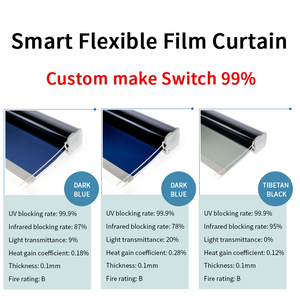 Ultimi occhiali UV Light Block 99.9% pellicola <span class=keywords><strong>per</strong></span> il controllo del sole <span class=keywords><strong>per</strong></span> la tenda intelligente della finestra francese della <span class=keywords><strong>casa</strong></span> della Villa - Product Image 5