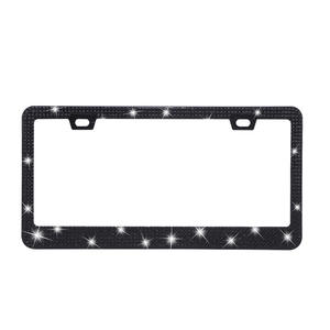 Marco para Matrícula con Incrustaciones de Diamantes de Imitación, Marco para Matrícula de Automóvil, Marco para Matrícula Estándar Estadounidense, Marcos para Matrícula Personalizados - Product Image 3