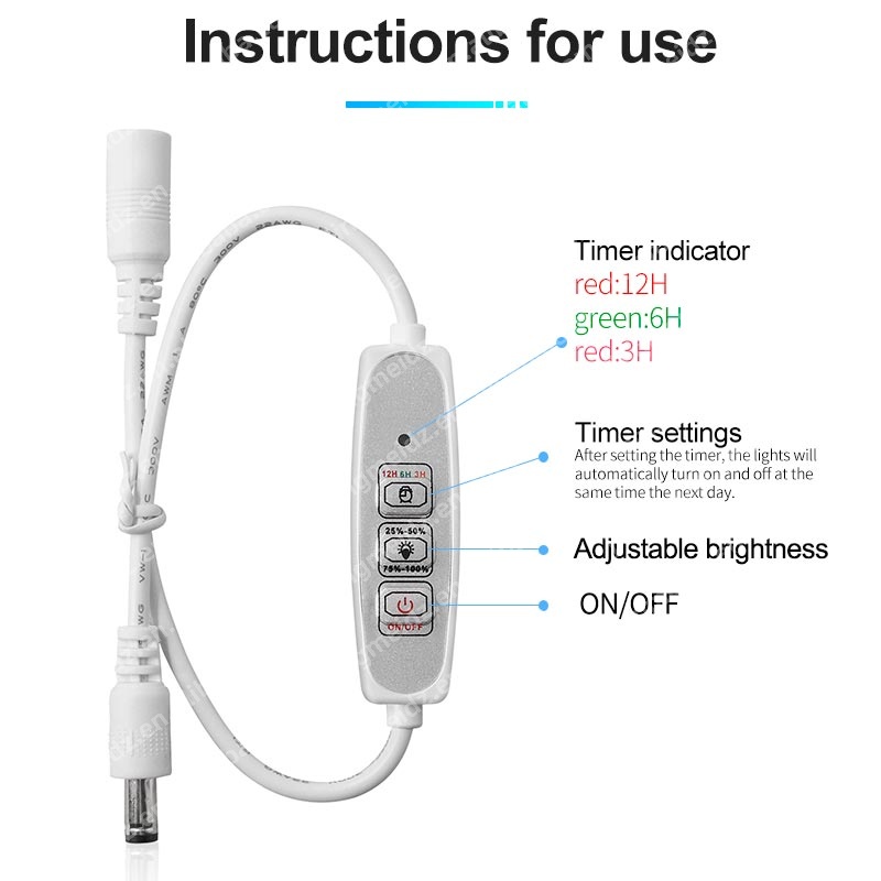 timer switch dc 3v led
