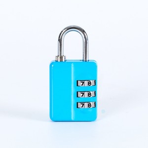 กุญแจรหัสแบบผสม N833 ทำจากโลหะผสมสังกะสี ปรับตั้งรหัสได้ ขนาดห่วงกุญแจ 3.7 มม. สำหรับล็อกเกอร์ในโรงยิม ลิ้นชักหอพัก กระเป๋าเดินทาง และการเดินทาง - Product Image 4
