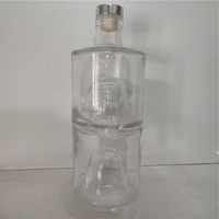Bouteille en verre 250ml bouteille de fruits demi Catty peut être superposé petite bouteille de vin pot scellé