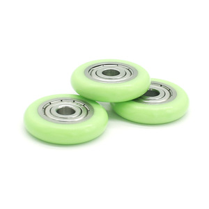 Vente en gros directe d'usine PK630 Poulie à roulement à gorge droite, revêtue de caoutchouc, résistante à l'usure, en plastique technique, diamètre intérieur - Product Image 4