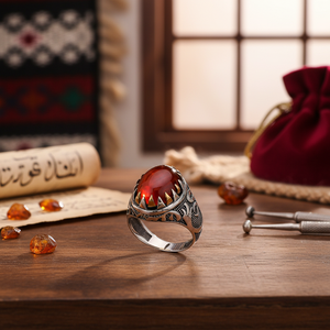 Authentic Ottoman <b>Ring</b> for <b>Men</b> Turkish Wholesale Handmade 925 Sterling <b>Silver</b> Jewelry <b>Men's</b> <b>Silver</b> <b>Rings</b> - Product Image 3
