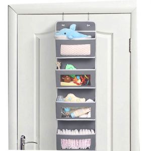 Door Mount 4 Clear Window Pocket Box Hanging Organizer Storage Bag Children Hanging Wall Organizer - Product Image 6