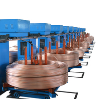 Máquina de Fundición Continua Ascendente de Varillas de Cobre de 8 mm con Servomotor