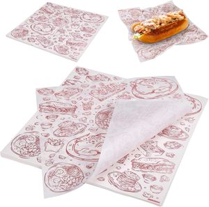 Kraft Food Grade Greaseproof Moisture Proof Wrapping <b>Paper</b> Parchment 42g/m Single-Sided Custom Logo Bread Cookie Fast Food - Product Image 1