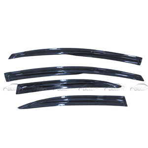 Visor de ventana Sun Rain Guard Escudo de fibra de carbono Visor de puerta de inyección para Honda Civic Type R <span class=keywords><strong>2009</strong></span> + - Product Image 3