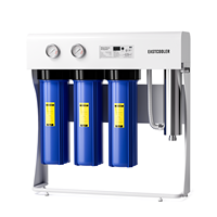 Système compact pour toute la maison Big Blue de 20 pouces avec triple filtration et UV, design peu encombrant