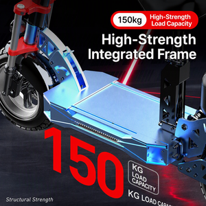 Trottinette pliable portable pour adultes - Double frein à disque avec vitesse de 50 km/h - Scooter-B01 - Moteur haute puissance 50 km/h - Product Image 3