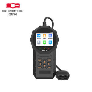 جهاز فحص وتشخيص أعطال السيارات OBD محمول باليد V320، أدوات تشخيص، ماسح ضوئي للسيارات، قارئ رموز الأعطال ومختبر الجهد الكهربائي - Product Image 2
