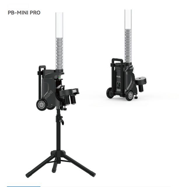PUSUN PB-MINI PRO Advanced Badminton Feeding Machine Rechargeable Shuttlecock Shooter Multi Angle Practice Tool For Athletes