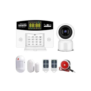 White Home Security Alarm System House Alarm System Home Security With Camera Wifi Gsm Home Security Alarm System With Sensors
