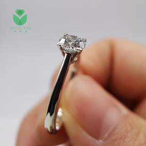 Betterstar gia IGI chứng nhận phòng thí nghiệm phát triển tạo ra Kim Cương cvd hpht phòng thí nghiệm kim cương đồ trang sức 18K Rắn vàng Nhẫn đính hôn đồ trang sức - Product Image 6