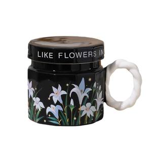 Taza <span class=keywords><strong>de</strong></span> café <span class=keywords><strong>de</strong></span> cerámica <span class=keywords><strong>de</strong></span> alta apariencia con tapa Diseño <span class=keywords><strong>de</strong></span> estilo americano <span class=keywords><strong>para</strong></span> oficina o <span class=keywords><strong>desayuno</strong></span> <span class=keywords><strong>Regalo</strong></span> perfecto <span class=keywords><strong>para</strong></span> hombres o mujeres - Product Image 3