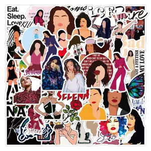 50Pcs popolare cantante adesivi Graffiti personalizzati per Laptop Scrapbook chitarra Selena Gomez Sticker