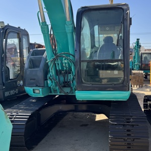 รถขุดตีนยางขนาดใหญ่ สภาพ 98% คุณภาพสูง Kobelco SK135 SK130 SK140 วิดีโอทดสอบ / รองรับการตรวจสอบ 13.5 ตัน 13 ตัน 14 ตัน - Product Image 1