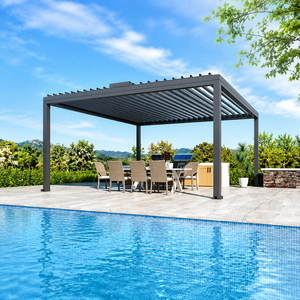Pérgola Bioclimática Impermeable con Techo de Lamas, Pagola, Pargola, Pergole, Pergula - Product Image 1
