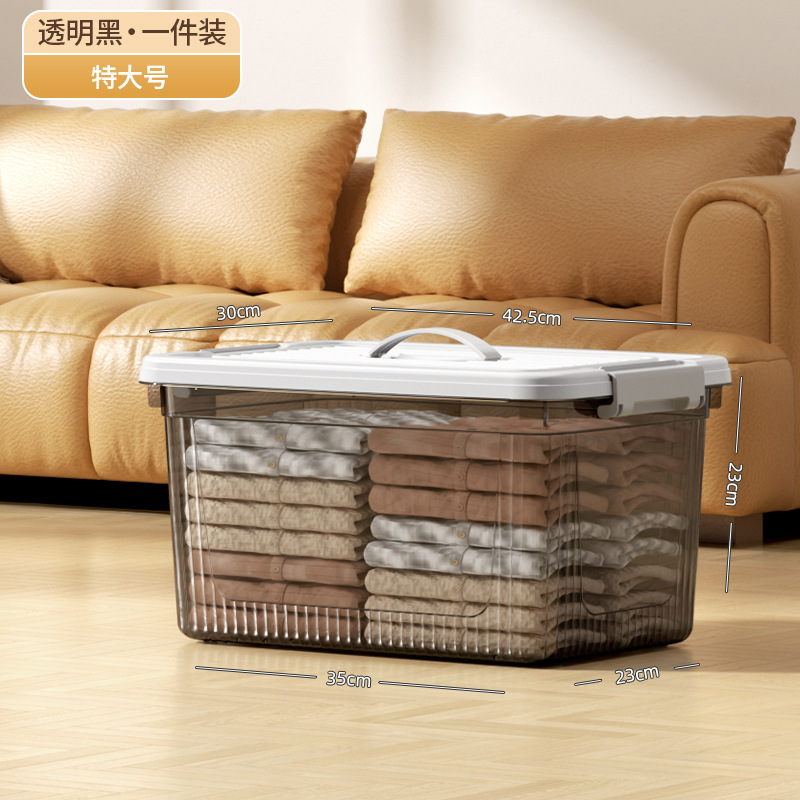 Transparent Black Extra Large Size [43*30*23]