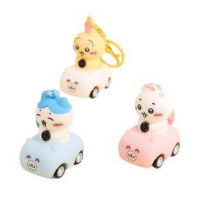 Llavero Japonés Adorable Estilo Anime, Figura 3D de Chiikawa, Coche de Juguete Usagi <span class=keywords><strong>Hachiware</strong></span>, Colgante para Mochila de Estudiante, Regalo de Dibujos Animados - Product Image 1