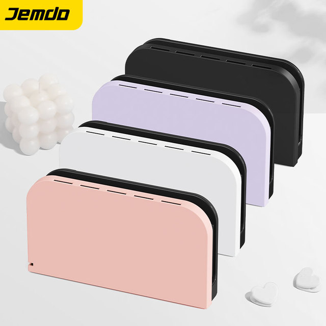 Jemdo Plastic ABS Shell for Switch 2 Dock Anti-Drop Customizable Pattern Multiple Colors 5 Game Video Game Player Case