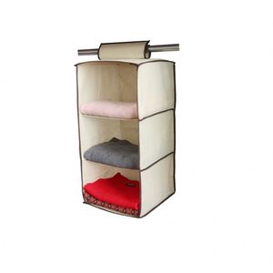 Organisateur de couches pour bébé, portable, grand, pliable, 3 niveaux, organisateur suspendu, 30x30x80cm, organisateur pour poussette - Product Image 2