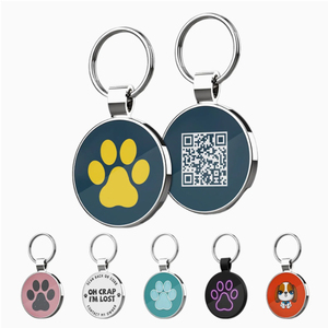 Kim loại thủ công mỹ nghệ bán buôn tùy chỉnh NFC Dog Cat tag cá nhân kim loại QR mã <span class=keywords><strong>Pet</strong></span> ID Dog thẻ - Product Image 2