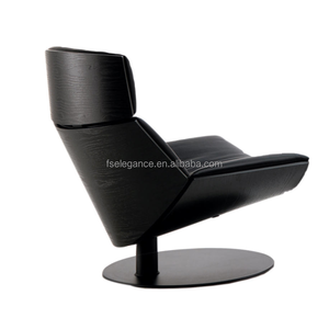 Laminado de chapa de nogal Volver de lujo de cuero Shell comodidad Marc Sadler Desiree Kara Silla - Product Image 5