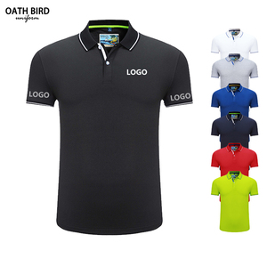 Camicie da Golf Personalizzate con Logo Stampato o Ricamato, in Poliestere/Cotone Traspirante, Uniforme Aziendale a Maniche Corte con Bottoni, Lavorazione a Maglia 200g OATH - Product Image 2