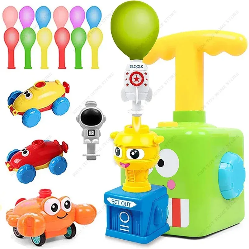 Ballonwerper Kinderautospeelgoed Met Pomp Raketballon Feestartikelen Voorschoolse Educatie Wetenschap Speelgoedgeschenken Voor Kinderen