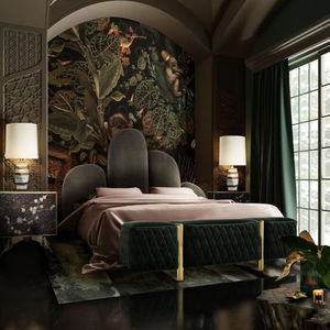 Luxury Classic king Queen Size <strong>Beauty</strong> Bedroom Furniture Set Modern Designs Up-holstered Double <strong>Bed</strong> - Product Image 1